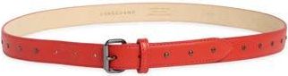 Longchamp Stud Leather Belt in Poppy at Nordstrom Rack