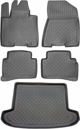 OEM Juego De Alfombrillas Para Coche Y Maletero Para Hyundai Tucson Ii Suv A Partir De Julio De 2015