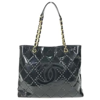Chanel Pre-owned Tote Bags, female, Black, Size: ONE SIZE Pre-owned Vintage Tote Bag