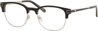 Original Penguin Mens Princeton Glasses In Black/ Silver