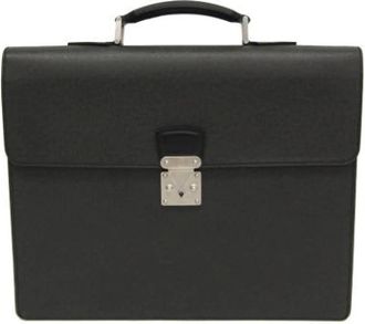 Louis Vuitton Pre-owned Moscow M30032 Briefcase - Heren - Vintage Handtas - Zwart - ONE Size - Leer - Vintage