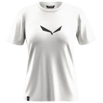 Salewa Solid Dri-Release S/S Tee T-Shirt f&uuml;r Damen | wei&szlig;/grau
