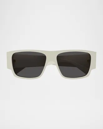 Bottega Veneta Men & apos;s Acetate Rectangle Sunglasses