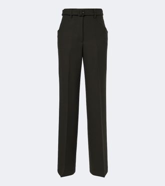 Gabriela Hearst Norman virgin wool wide-leg pants