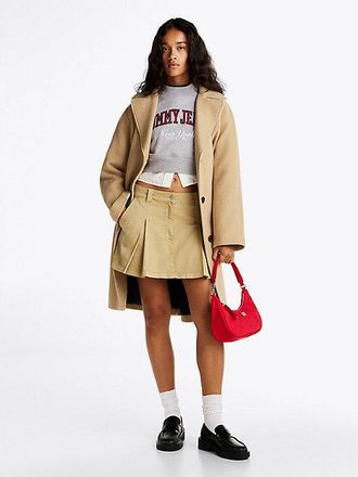 Tommy Hilfiger Pleated Flap Pocket Mini Skirt