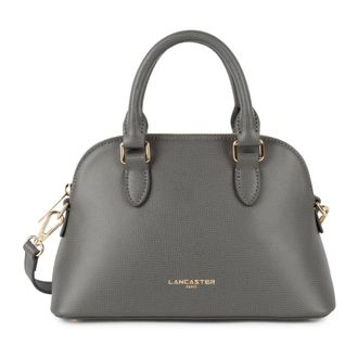 Lancaster Handbags, female, Gray, Size: ONE SIZE Half Moon Zippered Crossbody Bag Grey