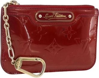 Louis Vuitton Pre-owned Wallets, female, Red, Size: ONE SIZE Pre-owned Vintage Patent Leather Coin Purse
