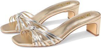 Lilly Pulitzer Cora Sandals Womens Sandals Gold Metallic X Silver Metallic : 7.5 M, Leather