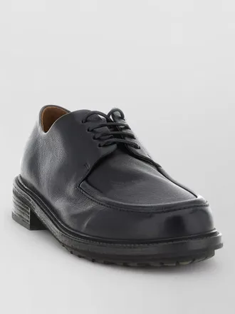 Mars&egrave;ll gruboot derby shoes round toe textured sole