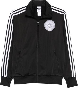 adidas Zip-up Stripe-detail Sweatshirt