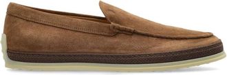 Tod's Su&egrave;de schoenen type loafers - Heren - Loafers - Bruin - 41 EU - Su&egrave;de - Schoenen