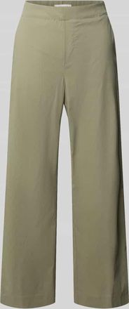 Stehmann Hose aus Viskose-Mix in verk&uuml;rzter Passform Modell FENJA2 in Gruen, Gr&ouml;&szlig;e 34