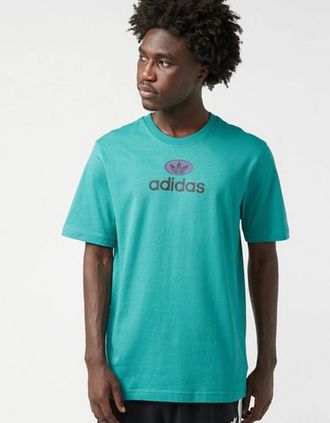 adidas Originals Mens Adidas Originals Graphic T-Shirt - Green - Size: 36