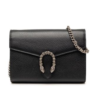 Gucci Pre-owned Gucci Calfskin Dionysus Wallet on Chain Ladies 4TMBAMCP00TPP5WA