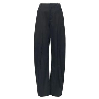 Maison Margiela Dames, Broeken, Zwart, Maat: 2XS Katoen