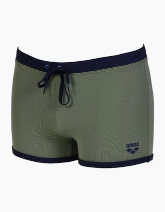 Arena Mens Swim Shorts Fundamentals Borders - Tan - Size: 32/34/35