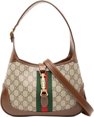 Gucci Pre-owned Gucci Small GG Supreme Web Jackie 1961 Crossbody Ladies BXIWHIXFVESVGETT