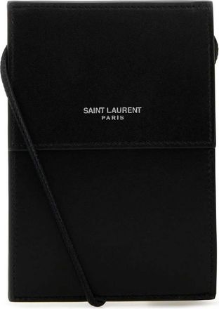 Saint Laurent Logo Print Mini Crossbody Bag