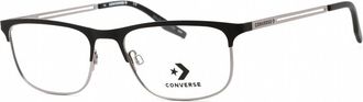 Converse Mens Black Rectangular Eyeglass Frames CV1000