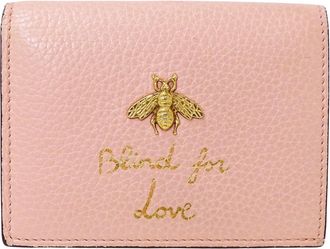 Gucci Pink Leather Wallet (Bi-Fold) (Pre-Owned)