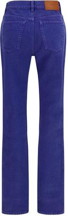 Chlo&eacute; Cotton Straight-Leg Jeans - Blue