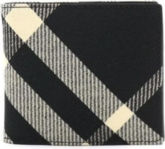 Burberry Check Jacquard Bifold Wallet