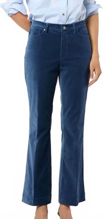 Ann Mashburn Kendall 5-Pocket Jean In Dutch Blue Velveteen