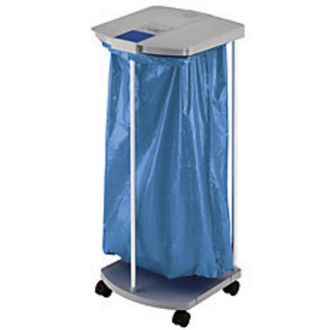 Hailo Soporte Para Bolsas De Basura Con 250 Bolsas De Basura Azules