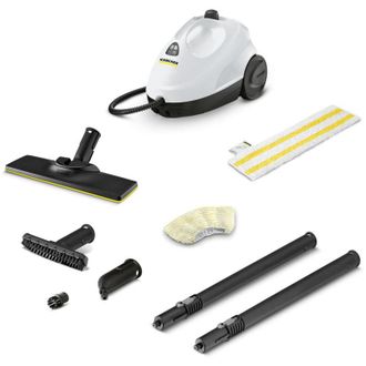 Karcher Limpiador A Vapor, 2 Bar Sc 2 Easyfix 1 500 W Dep&oacute;sito De 1 L Con Juego De Limpieza De Suelos Easyfix Y Boquillas - Karcher