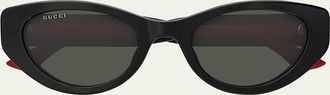 Gucci Cat-Eye Recycled Acetate Sunglasses