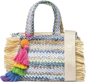 Marc Ellis Gevlochten Handtas - Dames - Handtassen - Veelkleurig - ONE Size - Polyester - Tassen