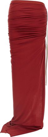 Rick Owens Womens Multicolor Cotton Mini Skirt