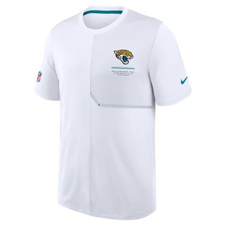 Nike Jacksonville Jaguars Sideline Coach Nike Mens Dri-FIT NFL Top in White | 03B2562R9N-B8B