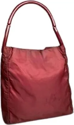 Prada Pre-owned Shoulder Bags, female, Red, Size: ONE SIZE Pre-owned Cleo Shoulder Bag