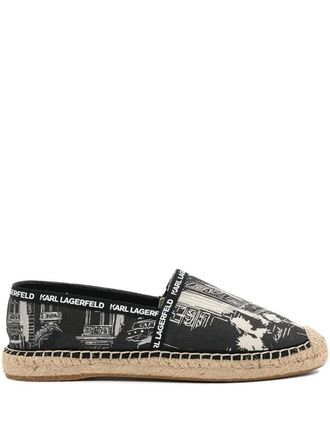 Karl Lagerfeld Kamini espadrilles - Black
