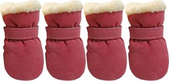 Generic Plus Velvet Padded Warm Shoes Boots Plus Velvet Warm Soft Soled Shoes Warm Windproof Shoes. (D, 4.5cm)