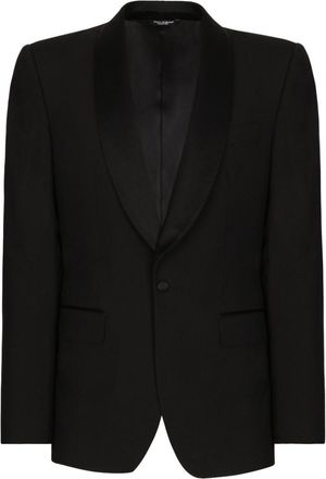 Dolce & Gabbana Black Sicilia-fit Tuxedo Jacket