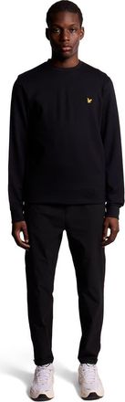 Lyle & Scott Crew Neck Long Sleeve Fly Fleece in Jet Black at Nordstrom, Size Xx-Large