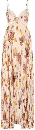 Blumarine Peach Viscose Dress
