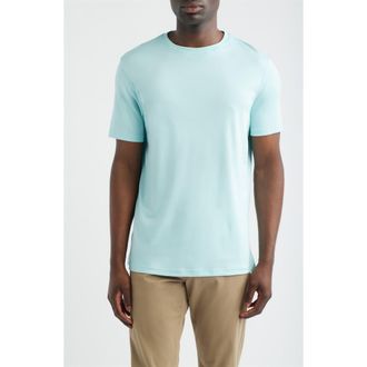 Robert Barakett Georgia Pima Cotton T-Shirt in Bright Aqua at Nordstrom, Size Xx-Large