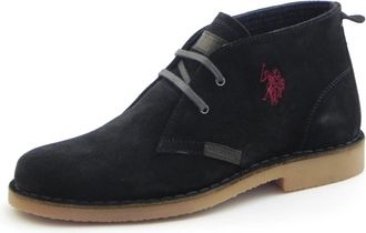 U.S.Polo Association Stijlvolle Blauwe Clark CM Sneakers - Heren - Veterlaarzen - Blauw - 40 EU - Su&egrave;de - Schoenen