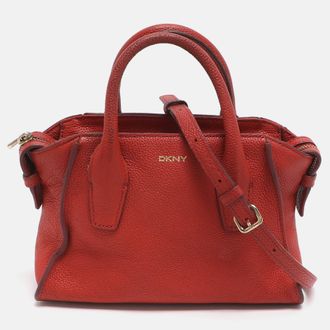 DKNY Dkny Chelsea Orange Leather Crossbody Bag