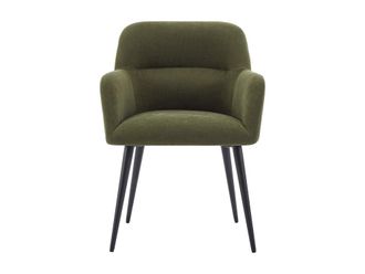 VENTE-UNIQUE.COM Set de 2 sillas tela verde