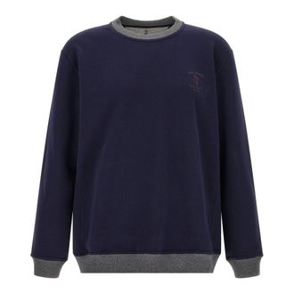 Brunello Cucinelli Hombre, Sudaderas, Azul, Talla: 2XL