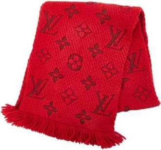 Louis Vuitton Pre-owned Canvas Scarf - Dames - Vintage Accessoires - Rood - ONE Size - Vintage