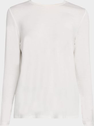 Majestic Filatures Soft Touch Long-Sleeve Crewneck