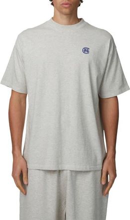 Good For Nothing Oversized Halftone T-Shirt in Grey at Nordstrom, Size Xx-Large