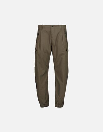 C.P. Company Mens Twill Cargo Pants - Green - Size: 38