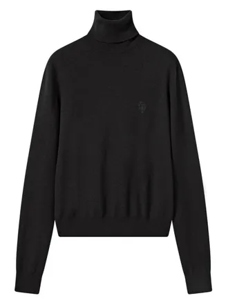 Gucci Wool Turtleneck With Embroidery