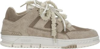 Axel Arigato Brown Area Lo Label Suede Sneakers